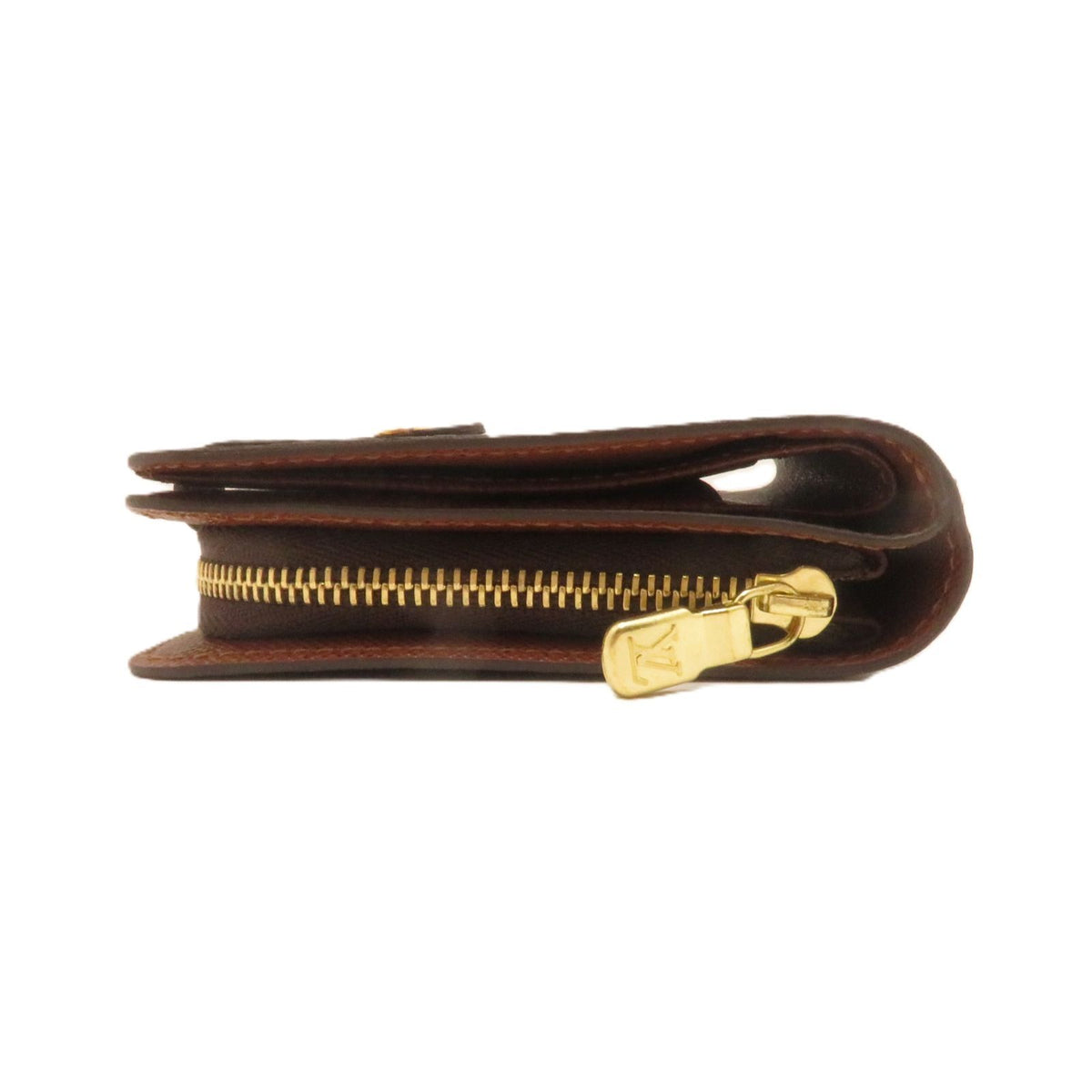 Louis Vuitton Compact Zip Monogram Wallet Canvas Brown — view 4