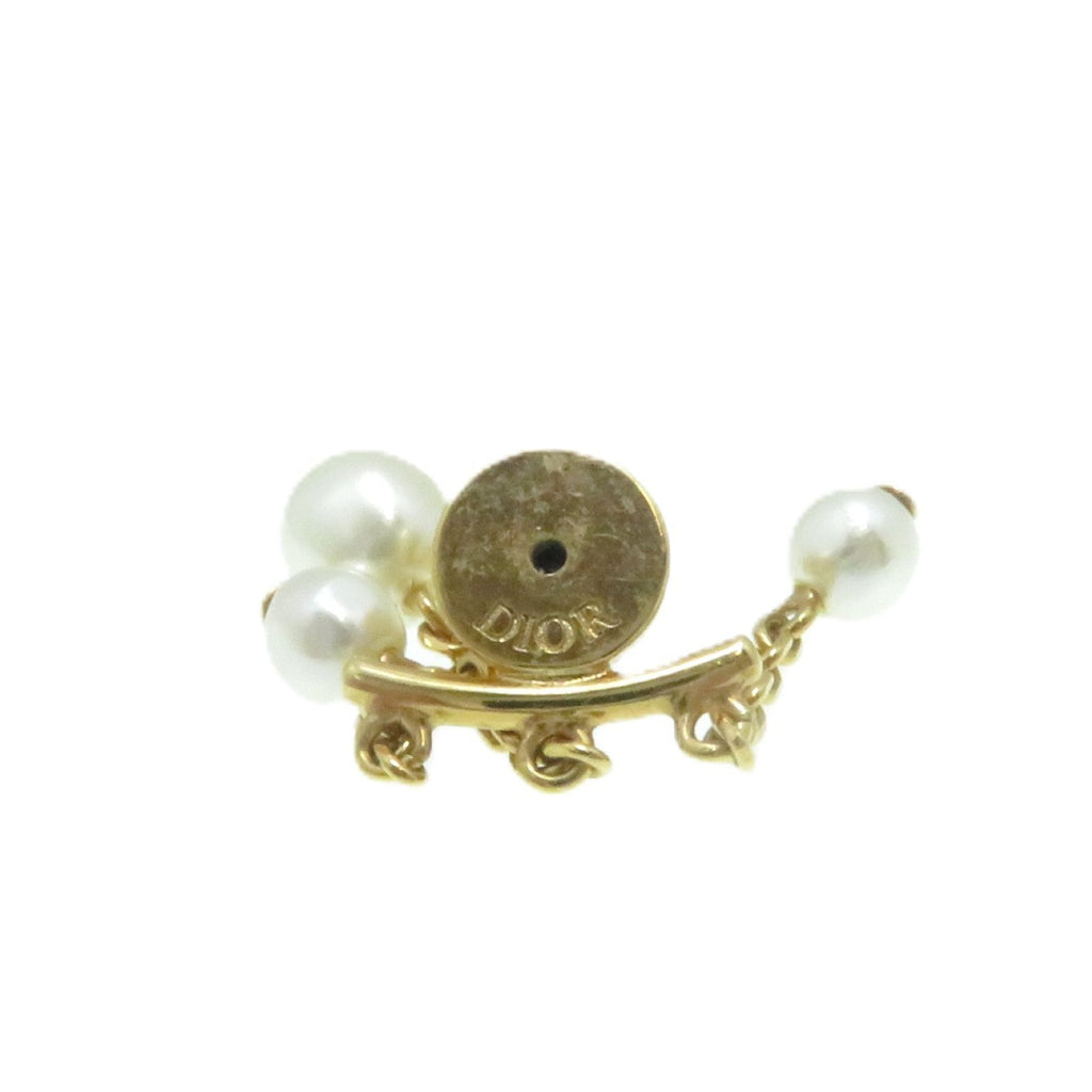 Dior CD Earrings Gold FP Plated — view 4