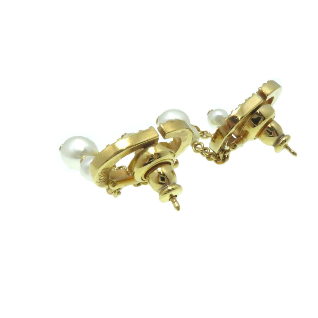 Dior CD Earrings Gold FP Plated — view 2