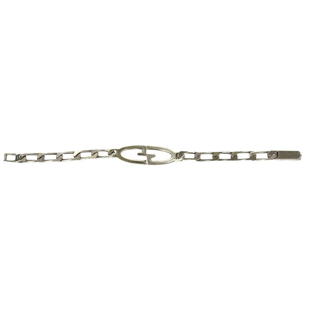 Gucci Vintage GG Logo 925 Sterling Silver Bracelet — view 6