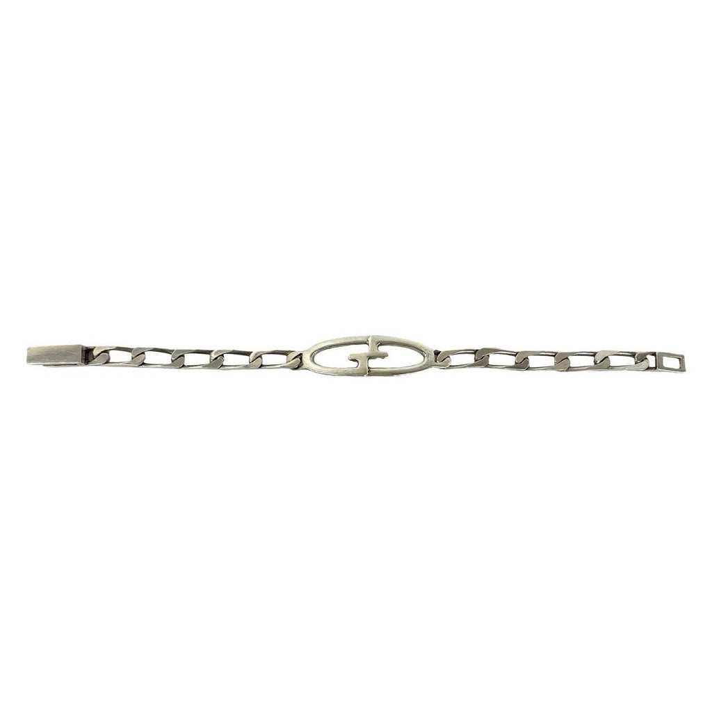 Gucci Vintage GG Logo 925 Sterling Silver Bracelet — view 5
