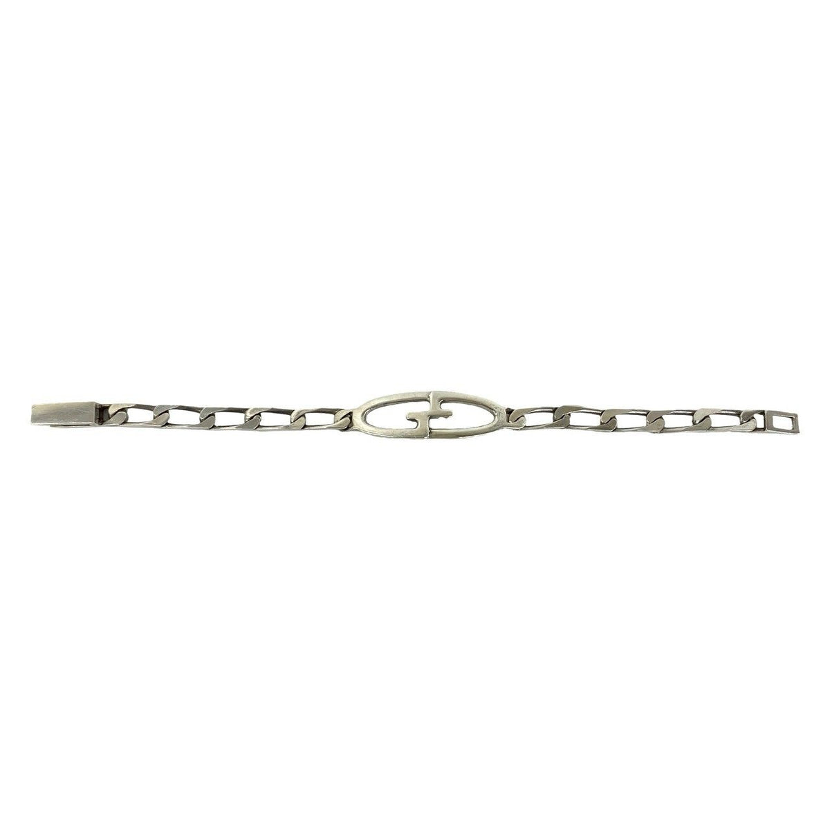 Gucci Vintage GG Logo 925 Sterling Silver Bracelet — view 5