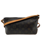 Louis Vuitton Trotteur Monogram Shoulder Bag Brown Vachetta Leather Gold — view 2