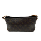 Louis Vuitton Trotteur Monogram Shoulder Bag Brown Vachetta Leather Gold — view 3