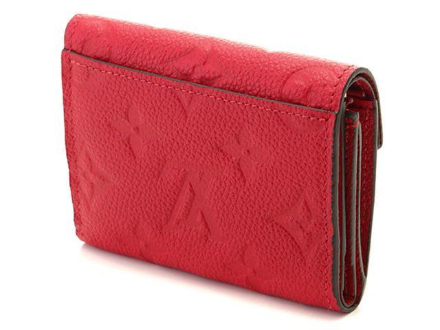 Louis Vuitton Portefeuille Zoe Monogram Empreinte Scarlet Trifold Wallet — view 2