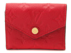 Louis Vuitton Portefeuille Zoe Monogram Empreinte Scarlet Trifold Wallet