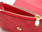 Louis Vuitton Portefeuille Zoe Monogram Empreinte Scarlet Trifold Wallet — view 6