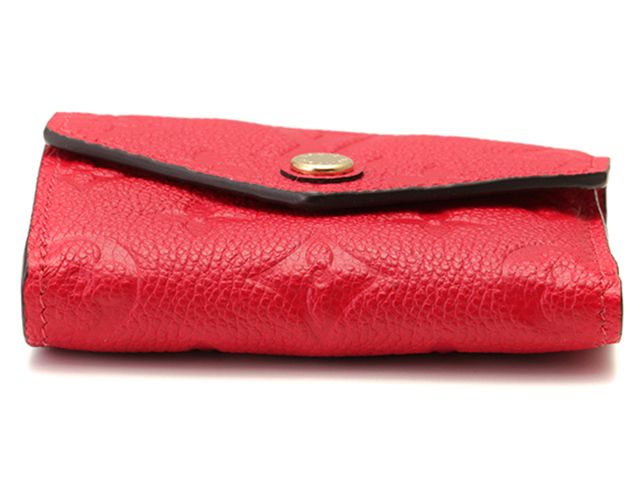 Louis Vuitton Portefeuille Zoe Monogram Empreinte Scarlet Trifold Wallet — view 3