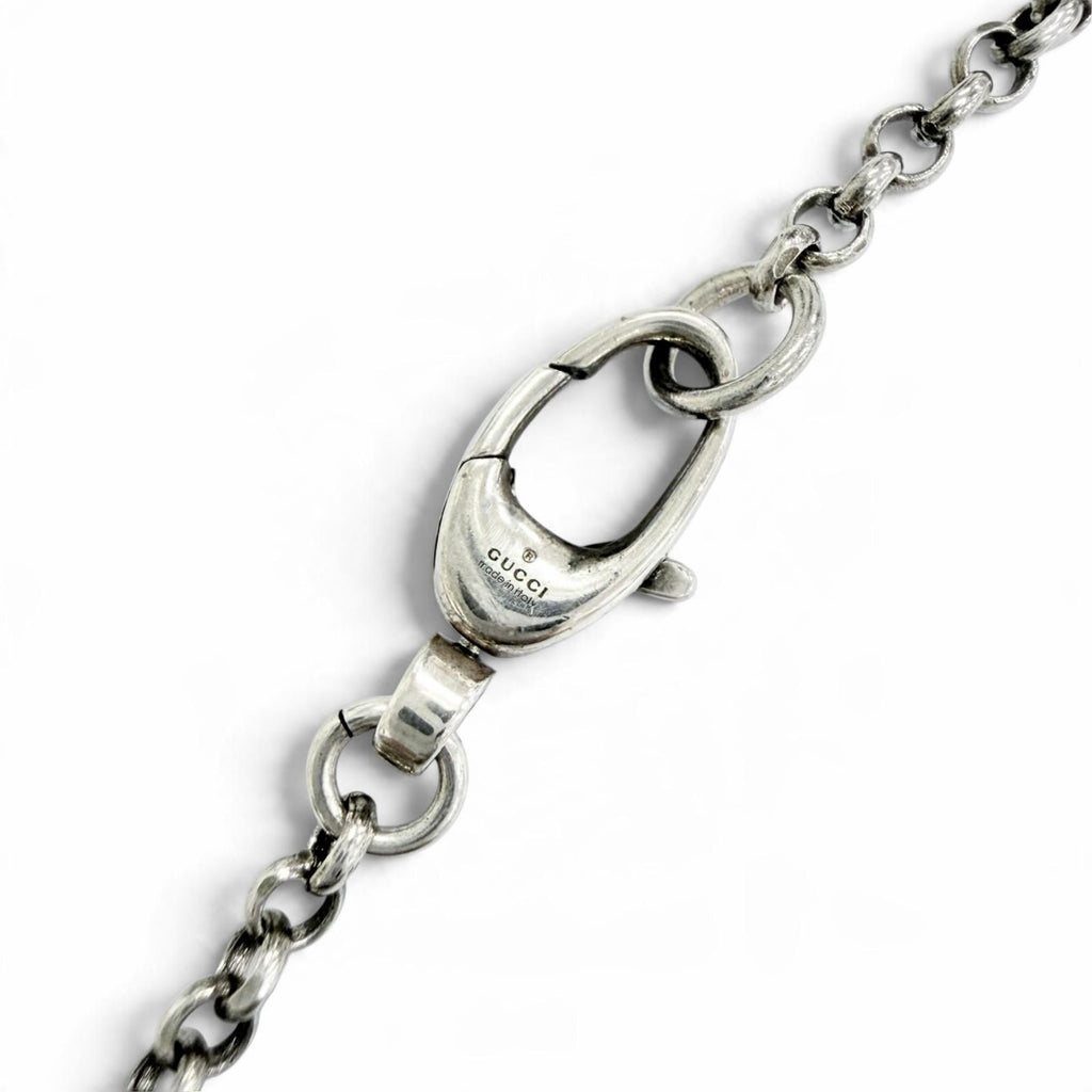 Gucci Arabesque Double G Key Pendant Silver — view 7