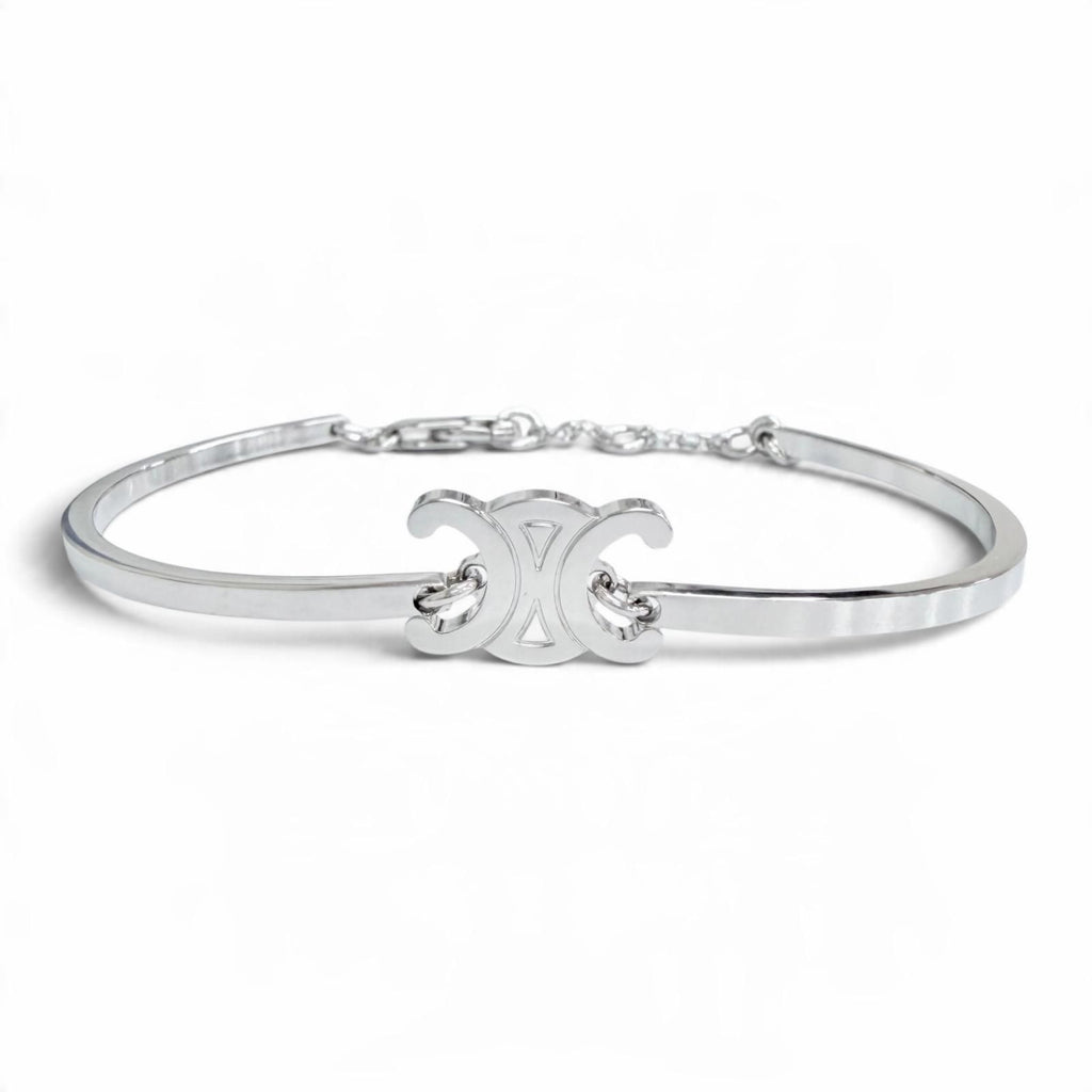 Celine Triomphe Articulate Bracelet Silver