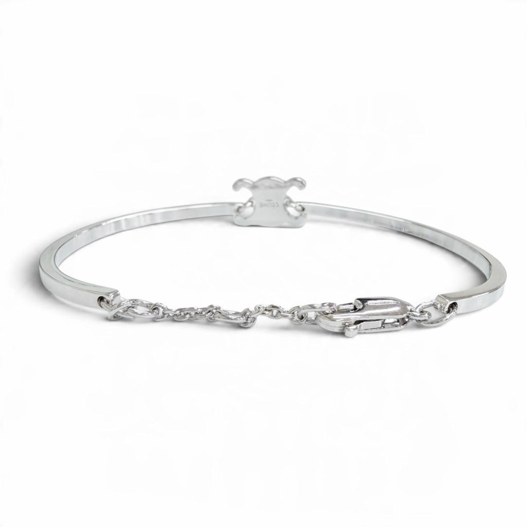 Celine Triomphe Articulate Bracelet Silver — view 5