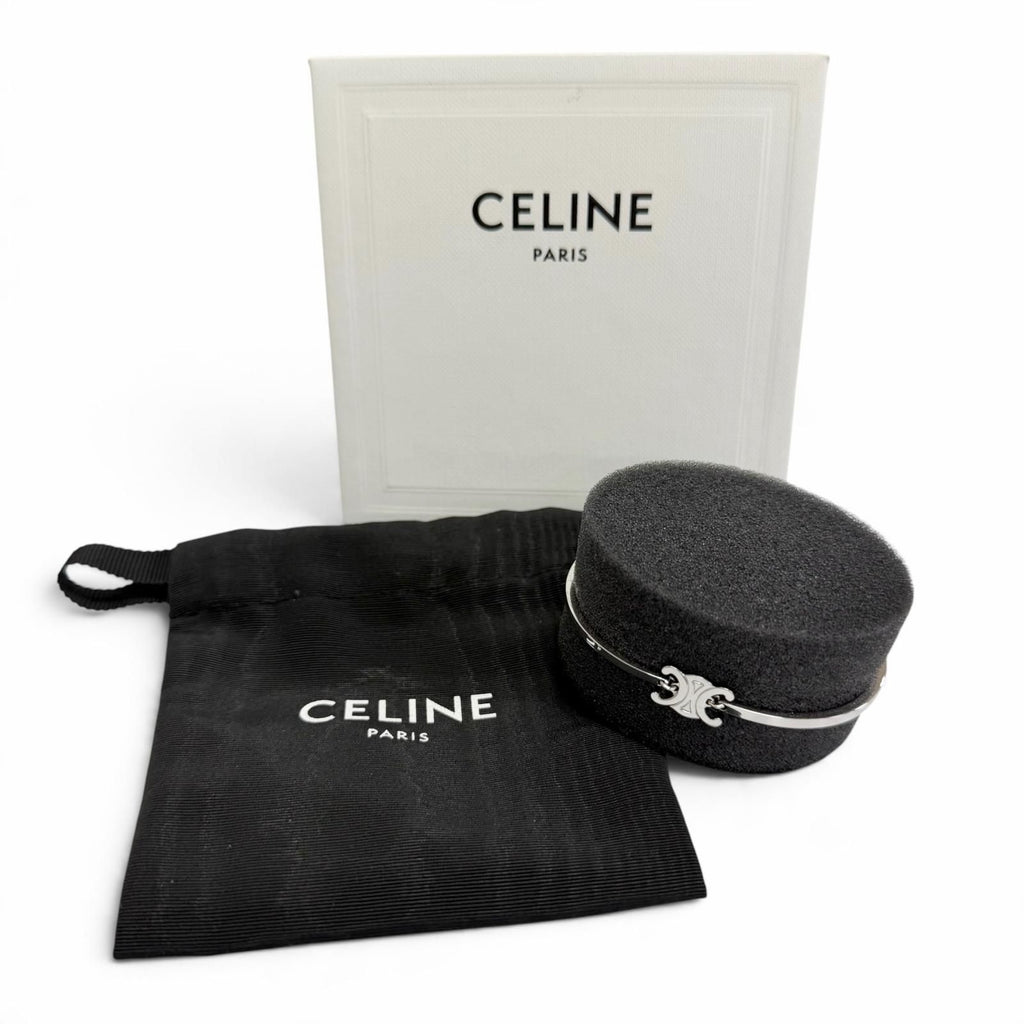 Celine Triomphe Articulate Bracelet Silver — view 2