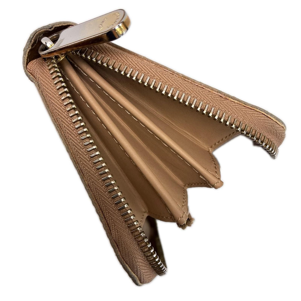 Louis Vuitton Vernis Zip Around Wallet Beige Gold — view 4