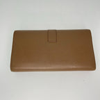Saint Laurent Large Flap Wallet YSL Line Beige — view 5