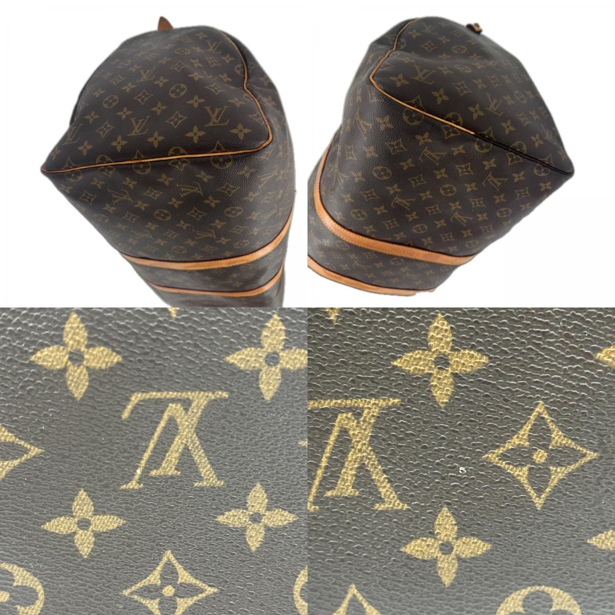 Louis Vuitton Boston Bag Monogram Keepall Bandouliere 50 Vachetta Leather — view 6