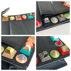Fendi Toujours Clutch Black Silver Leather — view 5