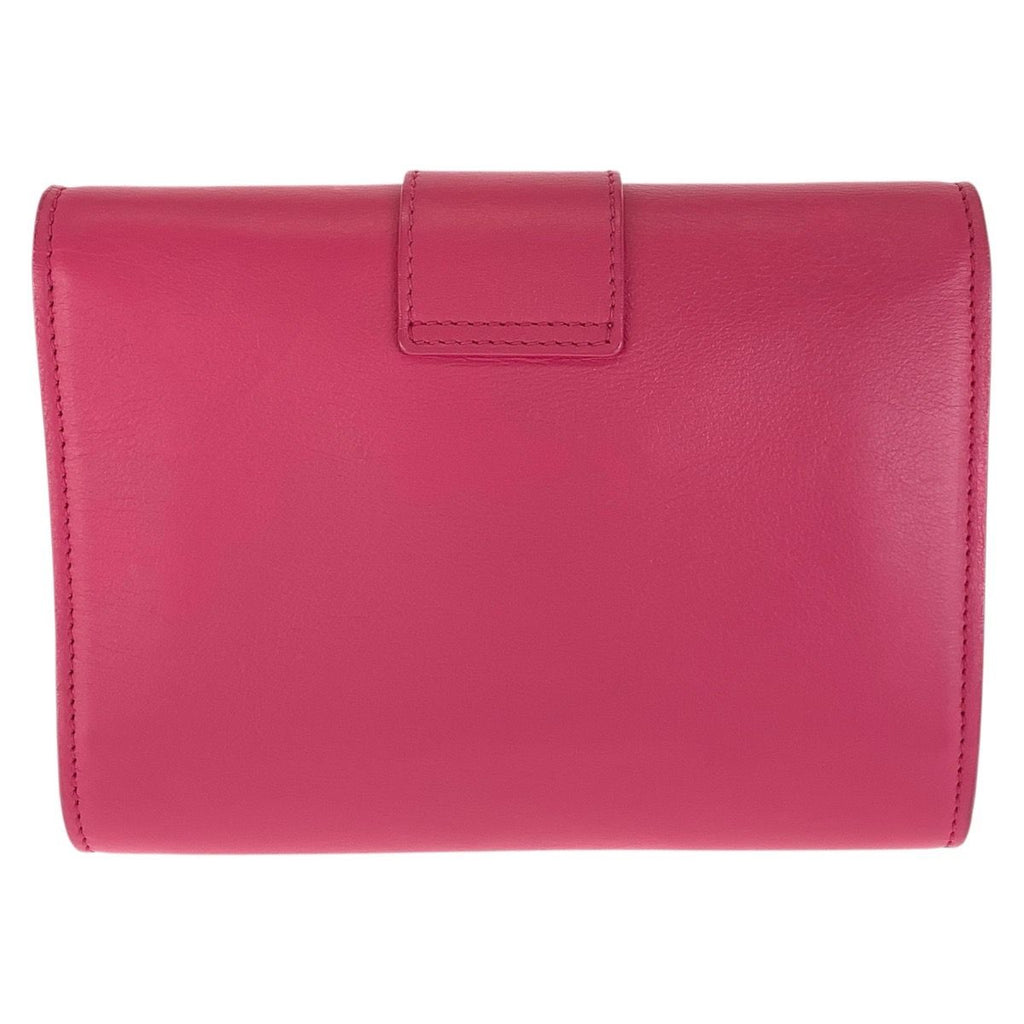 Saint Laurent Classic Y-line Satchel Small Chain Shoulder Bag Clutch 2-Way Pink — view 2