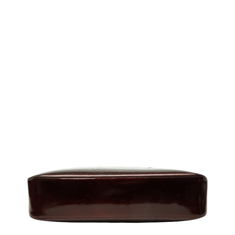 Louis Vuitton Monogram Vernis Brentwood Tote Shoulder Bag Wine Red Brown Patent — view 3