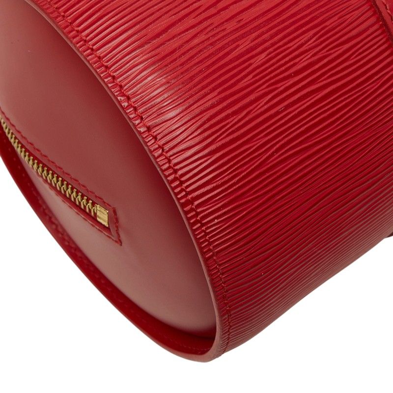 Louis Vuitton Epi Soufflot Handbag Castilian Red Leather — view 7