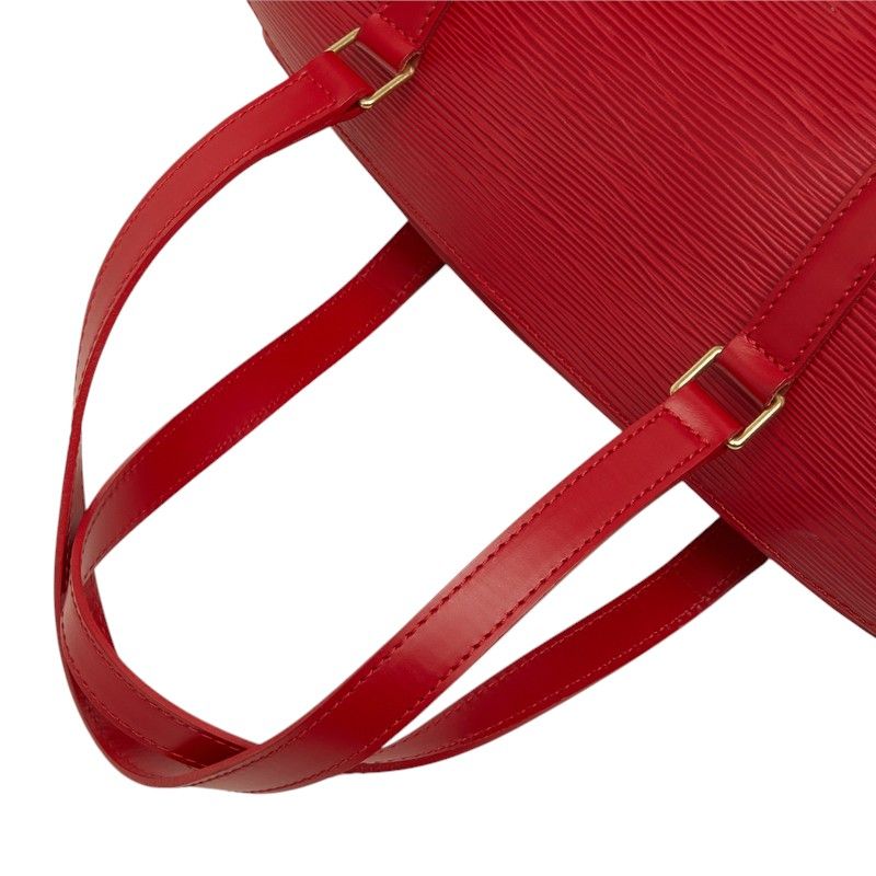 Louis Vuitton Epi Soufflot Handbag Castilian Red Leather — view 8