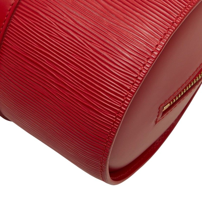 Louis Vuitton Epi Soufflot Handbag Castilian Red Leather — view 4