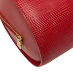 Louis Vuitton Epi Soufflot Handbag Castilian Red Leather — view 5
