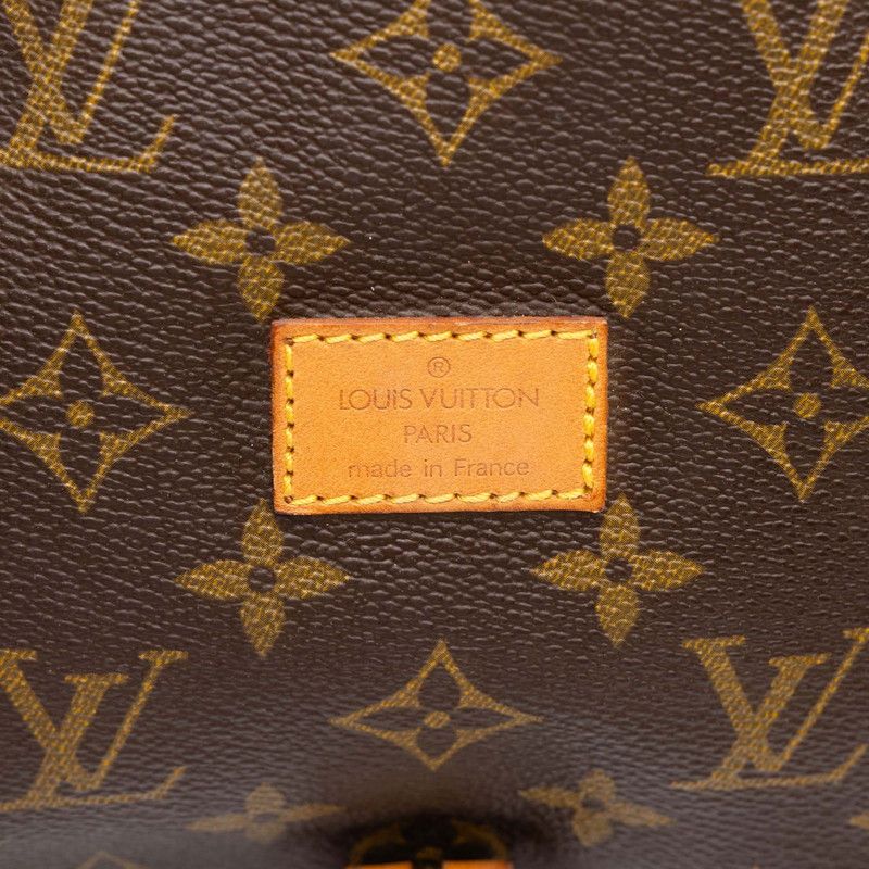 Louis Vuitton Monogram Saumur 30 Crossbody Shoulder Bag Brown Leather — view 5