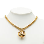 Chanel CC Logo Vintage Chain Necklace Gold Plated — view 5