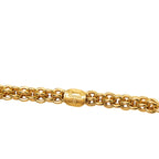 Chanel CC Logo Vintage Chain Necklace Gold Plated — view 3
