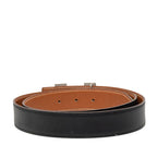 Hermes Constance H Belt Black Brown Silver Box Calf Togo — view 3
