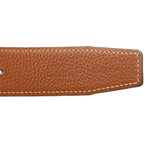 Hermes Constance H Belt Black Brown Silver Box Calf Togo — view 5