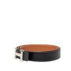 Hermes Constance H Belt Black Brown Silver Box Calf Togo — view 2