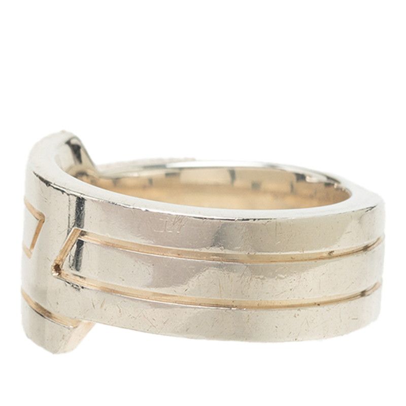 Hermes Italique Ring 51 Silver — view 3