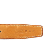 Hermes Constance Reversible Belt Black Gold Leather — view 6