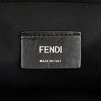 Fendi Bugs Monster Clutch Pouch Black Leather — view 7