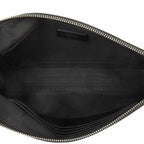 Fendi Bugs Monster Clutch Pouch Black Leather — view 6