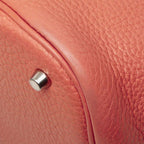 Hermes Picotin Lock GM Handbag Pink Taurillon Clemence — view 6