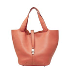 Hermes Picotin Lock GM Handbag Pink Taurillon Clemence