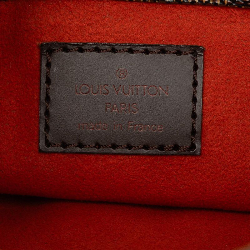 Louis Vuitton Damier Aubagne Bag Brown Leather — view 5