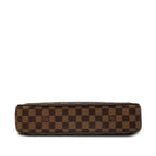 Louis Vuitton Damier Aubagne Bag Brown Leather — view 3