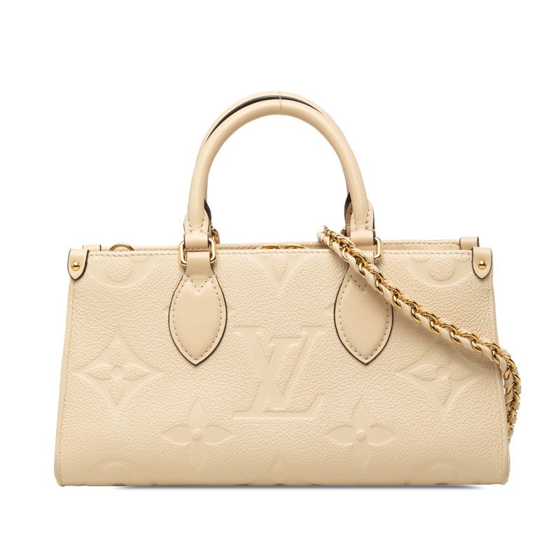 Louis Vuitton Monogram Empreinte On The Go East West Chain Shoulder Bag 2-Way
