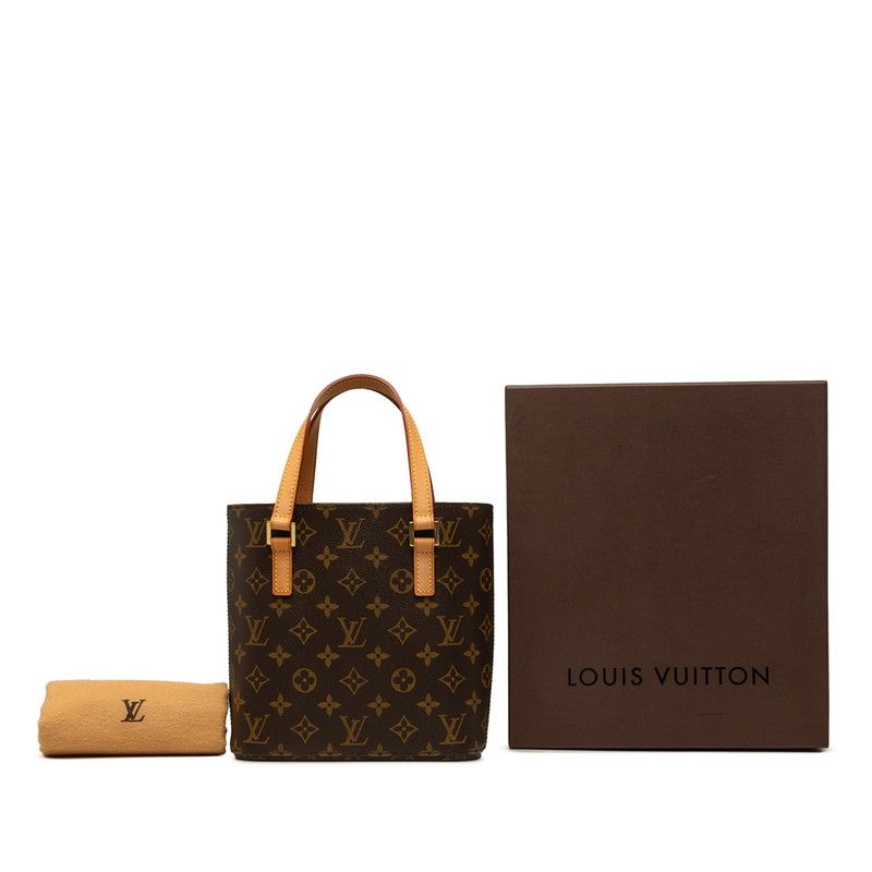 Louis Vuitton Monogram Vavin PM Handbag Brown Leather — view 8