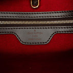 Louis Vuitton Damier Hampstead PM Tote Bag Ebene Brown Leather — view 5