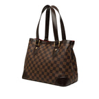 Louis Vuitton Damier Hampstead PM Tote Bag Ebene Brown Leather — view 2