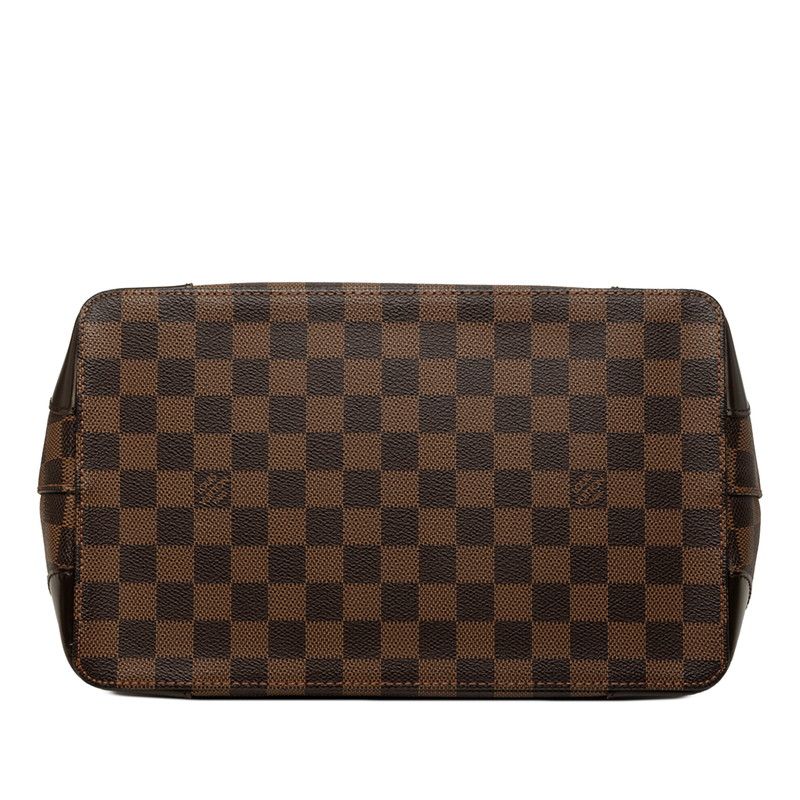 Louis Vuitton Damier Hampstead PM Tote Bag Ebene Brown Leather — view 3