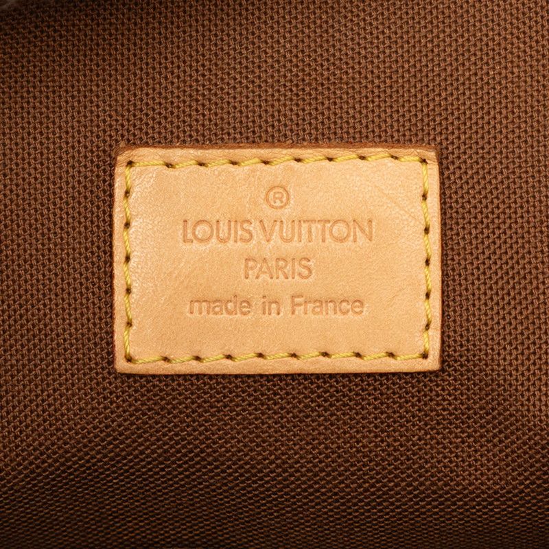 Louis Vuitton Monogram Batignolles Tote Bag Brown Leather — view 5