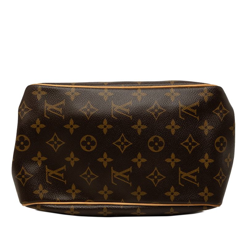 Louis Vuitton Monogram Batignolles Tote Bag Brown Leather — view 3