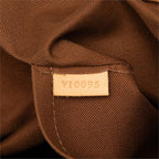 Louis Vuitton Monogram Batignolles Tote Bag Brown Leather — view 6