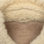 Dior Bobby Crossbody Shoulder Bag Beige Suede Shearling — view 5