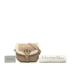 Dior Bobby Crossbody Shoulder Bag Beige Suede Shearling — view 6